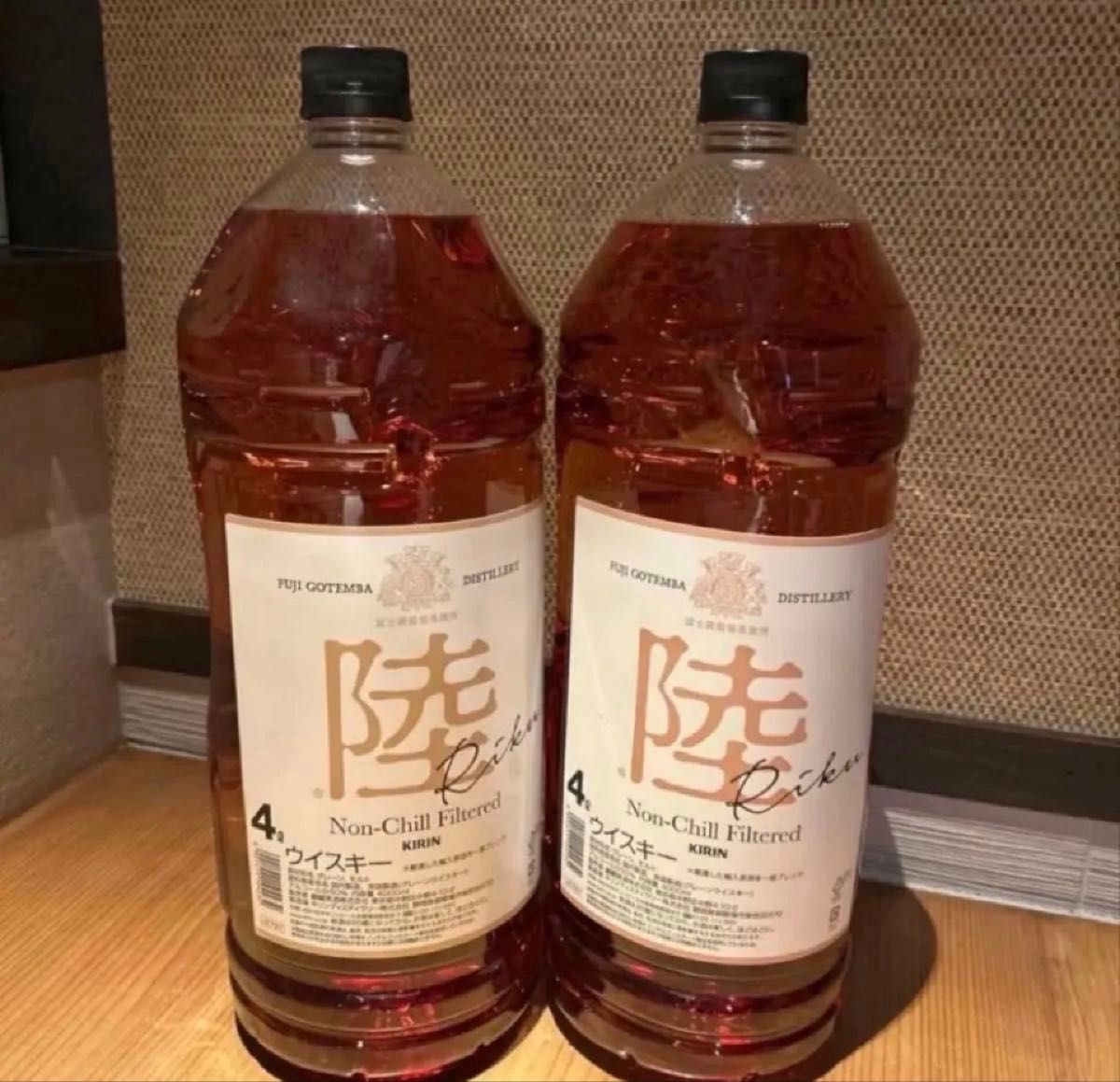 KIRIN キリン 麒麟 陸 ウイスキー 4L×2 業務用 | Shop at JDirectItems