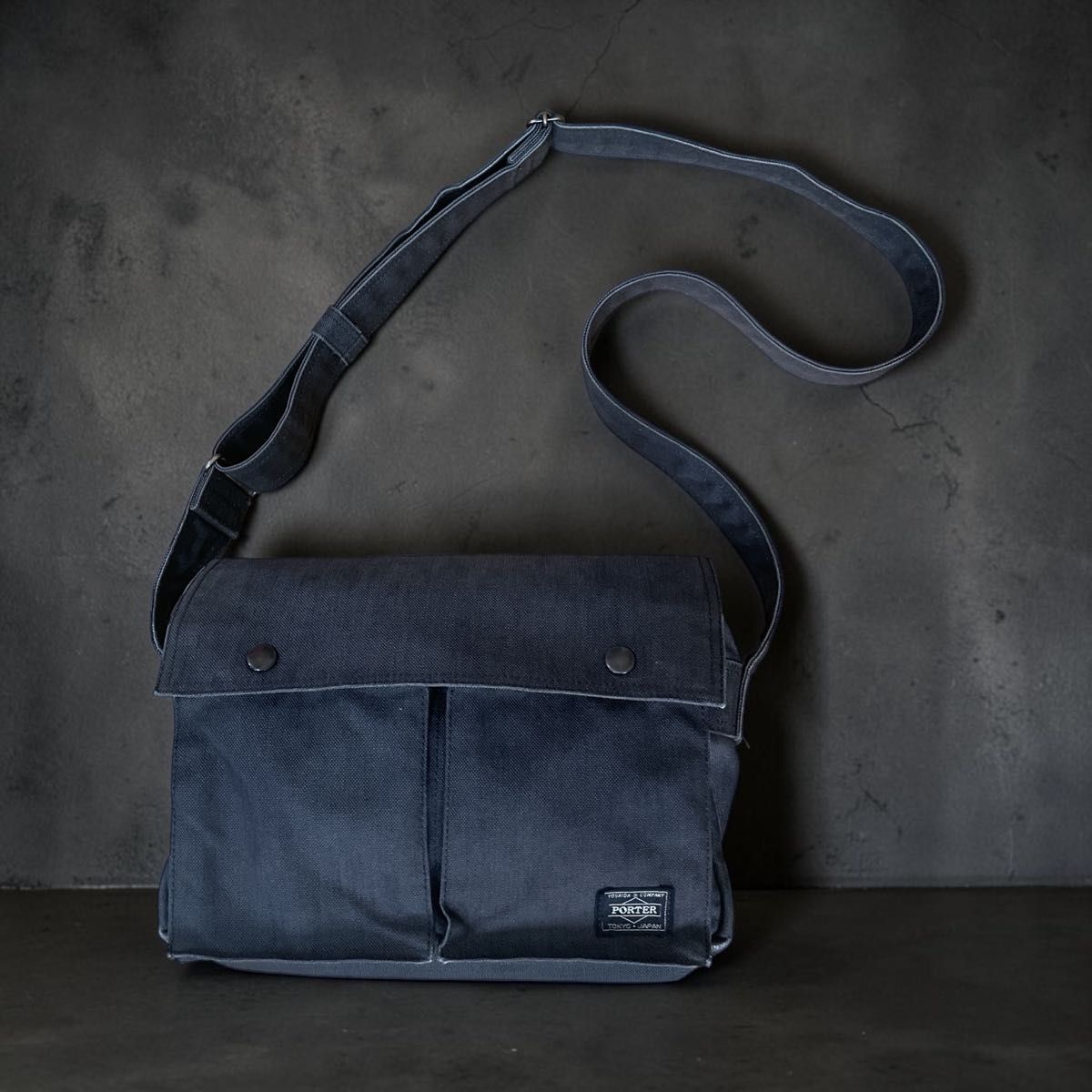 PORTER ポーター タンカー ショルダーバッグ S 紺 アイアンブルー