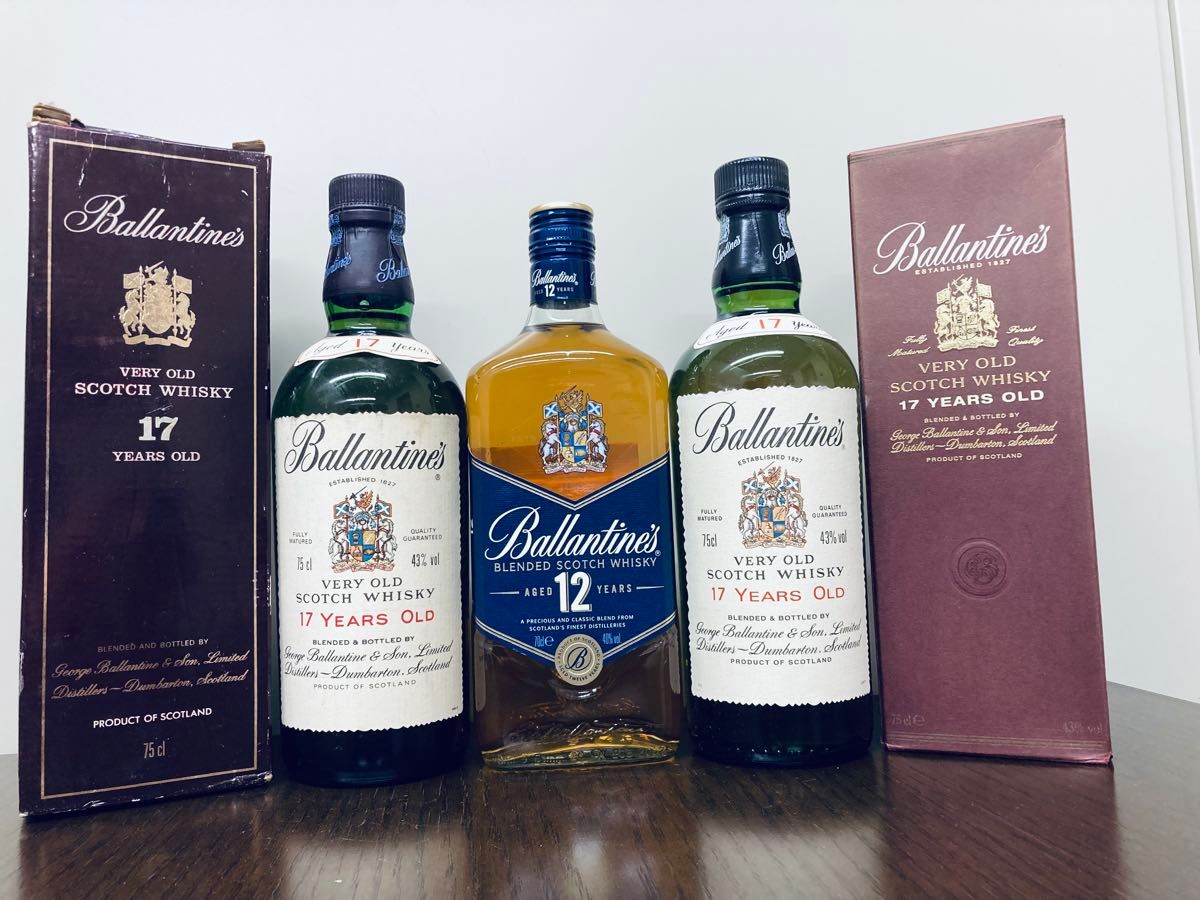 バランタイン17年 ディスティラリーコレクション 未開封 200ml 4本