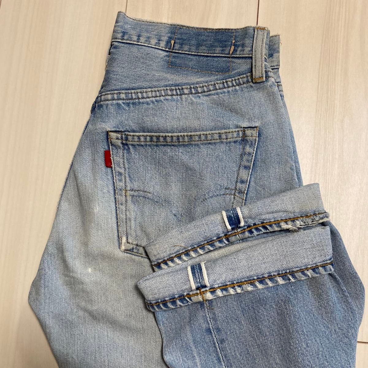 LEVI'S 60s 501 BIGE 66前期 オリジナル 襤褸 希少 70s パッチワーク