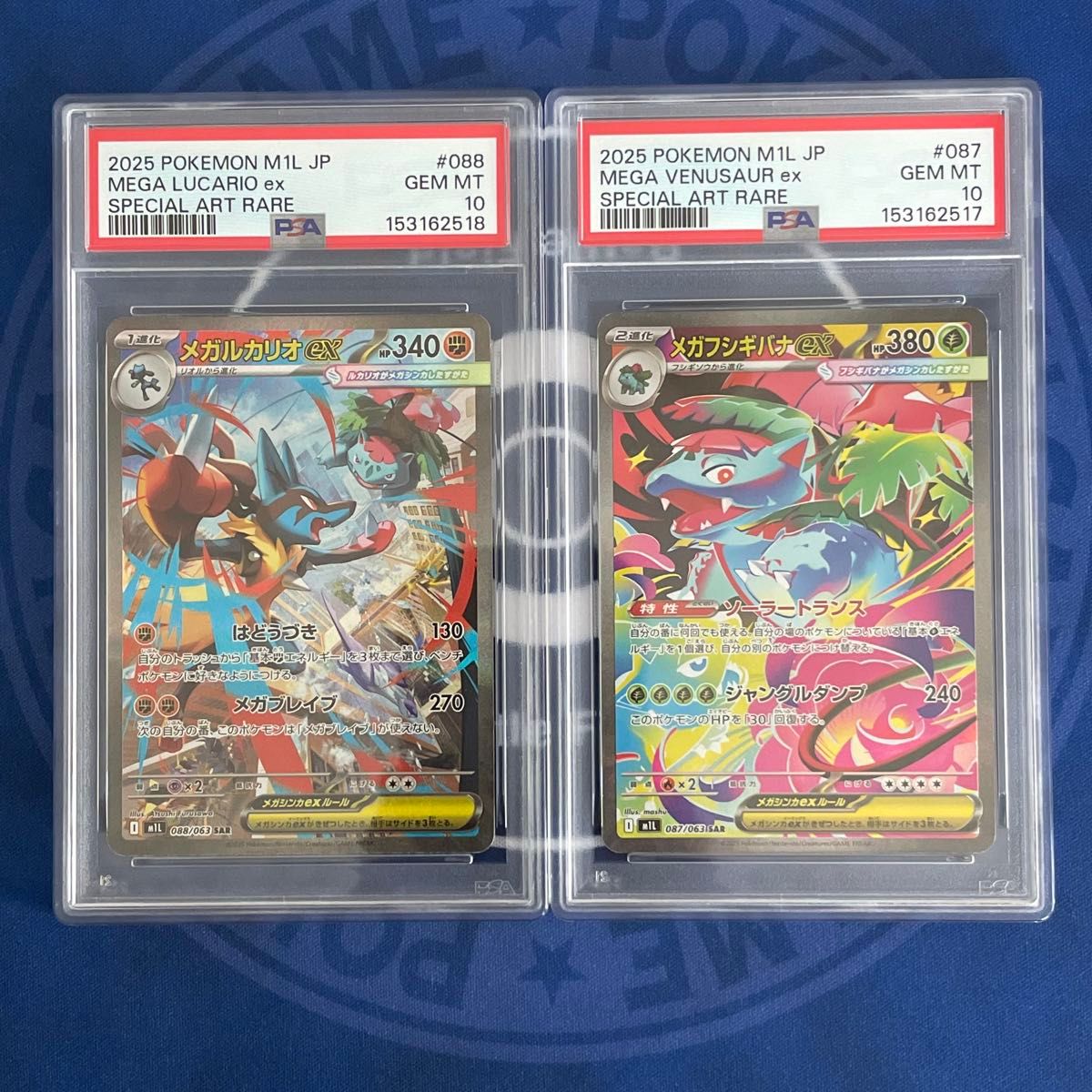 PSA10】メガルカリオex SR SAR メガブレイブ 2連番 | Shop at