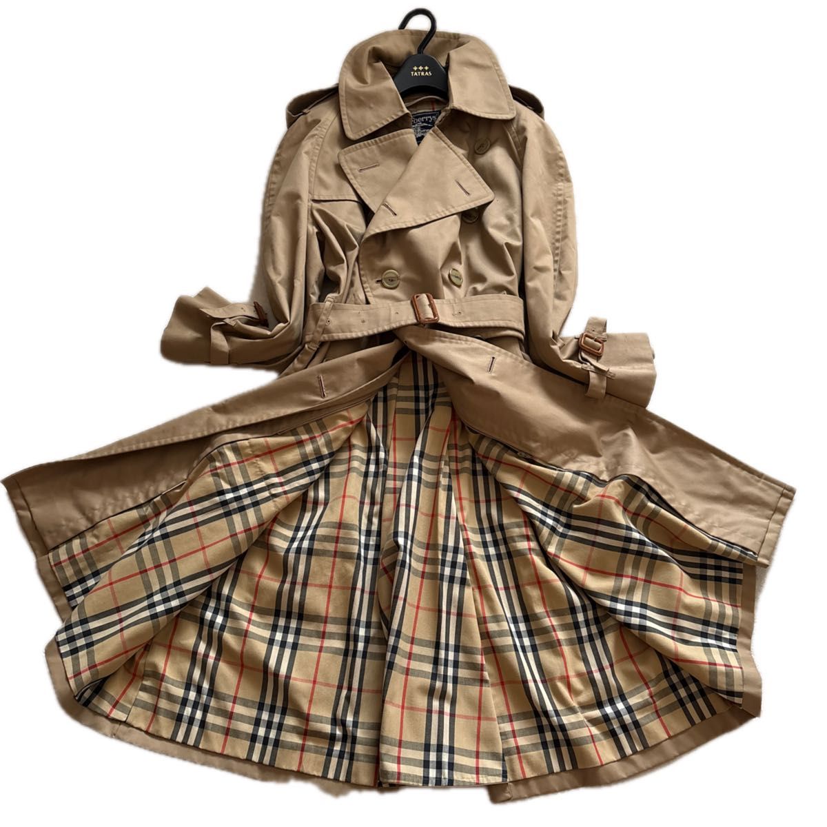 お値引きします♪Aquascutum アクアスキュータム トレンチコート