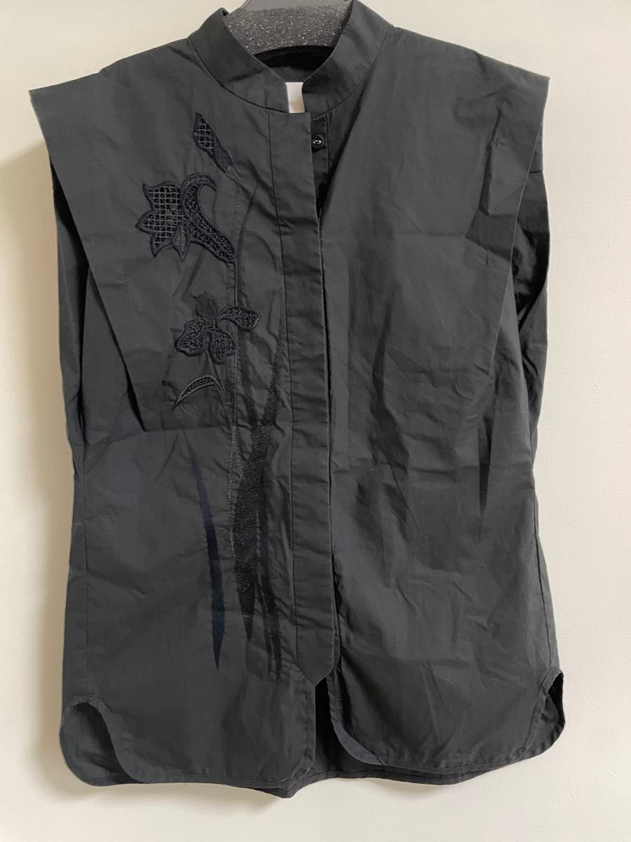 mame kurogouchi ノースリーブ トップス 黒 ブラック | Shop at