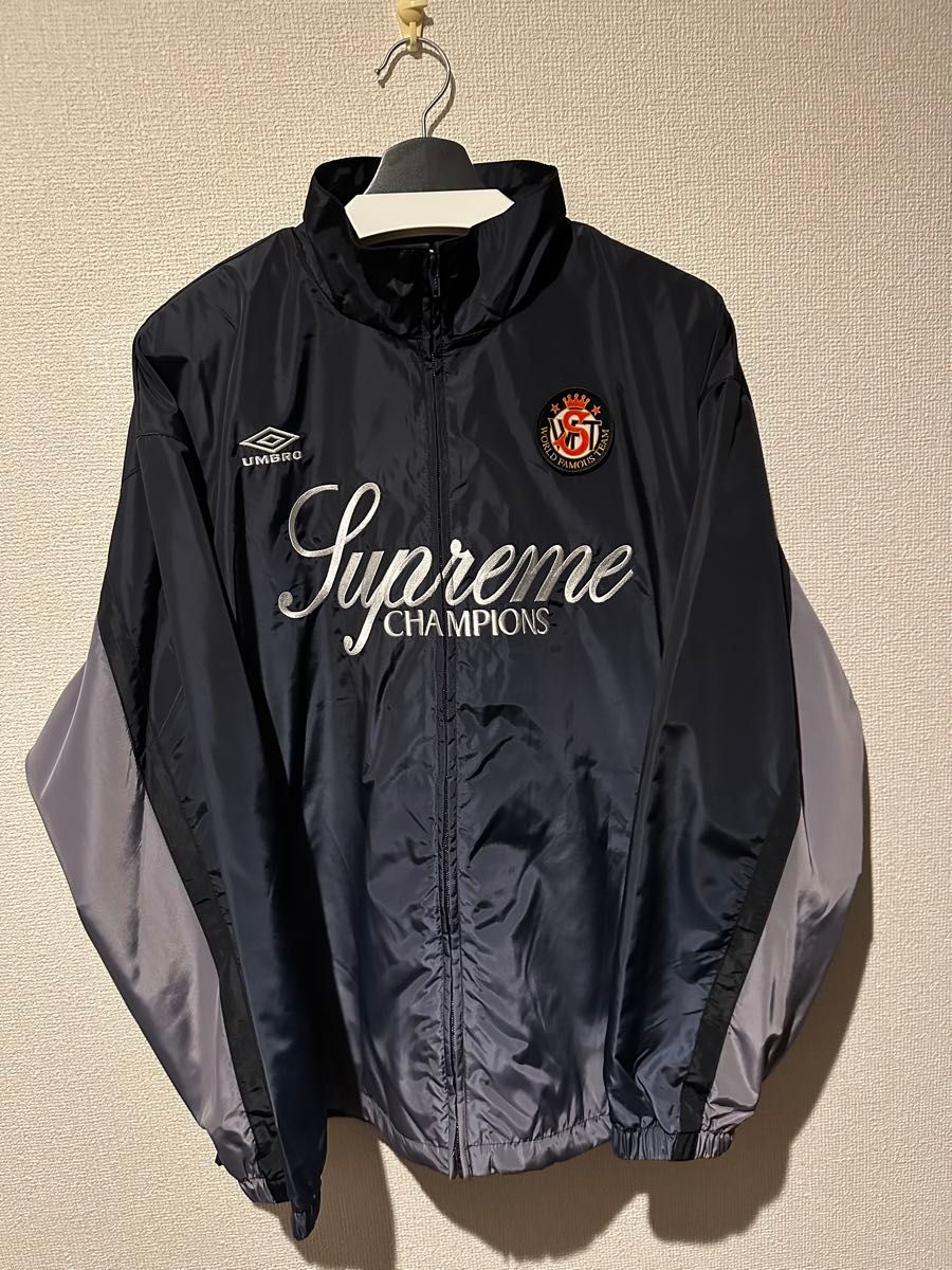 Supreme x Umbro Leather Track Jacket Black Mサイズ | Shop at