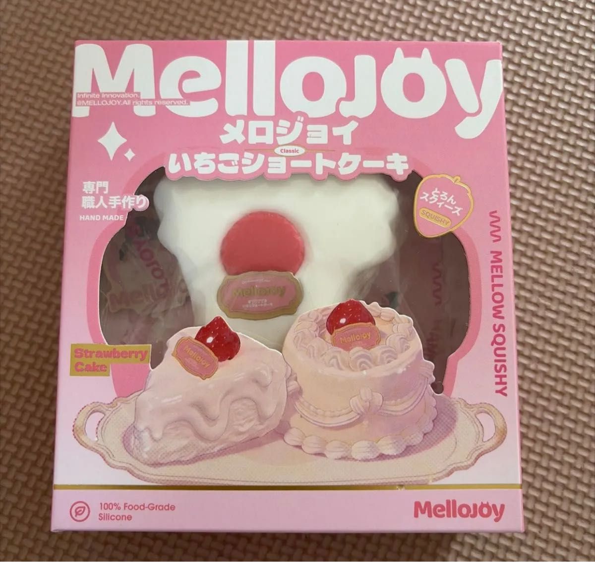 Mellojoy メロジョイ いちごショートケーキ スクイーズ 6個セット