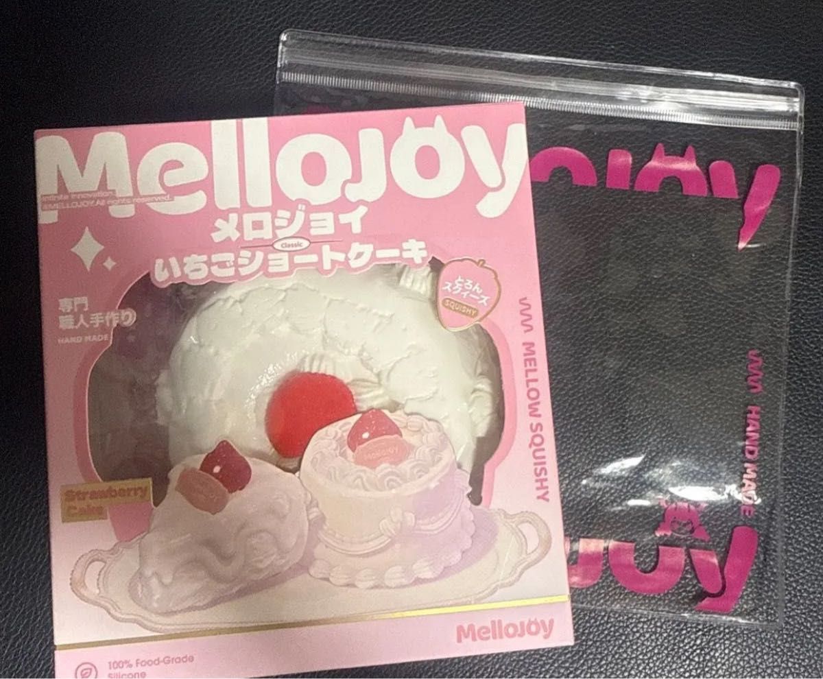 Mellojoy メロジョイ ムースクリーム いちごショートケーキ スクイーズ