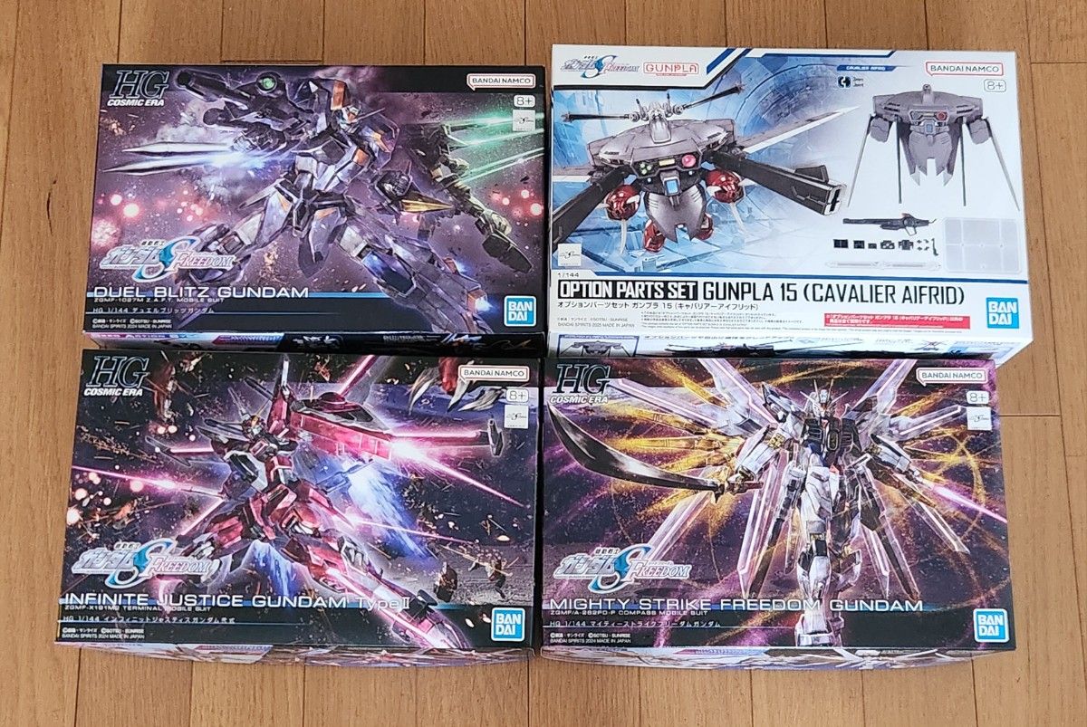 HＧCE ガンダムSEEDシリーズ　人気モビルスーツ　4機セット 新品・未使用 HGCE ガンダムSEEDシリーズ 人気モビルスーツ 4機セット 新品・未使用