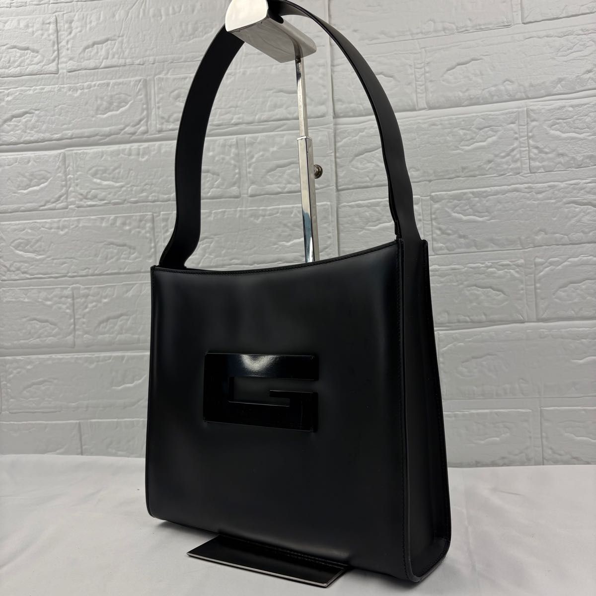未使用級 J&M DAVIDSON HOOP フープトートバッグ ショルダーバッグ 黒 