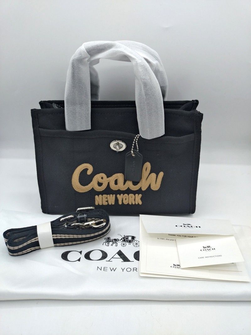 ブラックレザーCoachコ－チカーゴトート バッグ 26 | Shop at