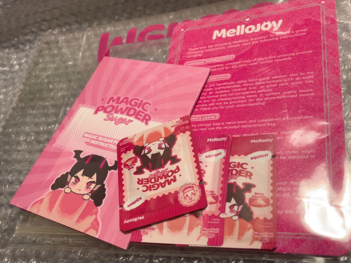 mellojoy メロジョイ スクイーズ マジックパウダー2つ 入れ替え袋2枚
