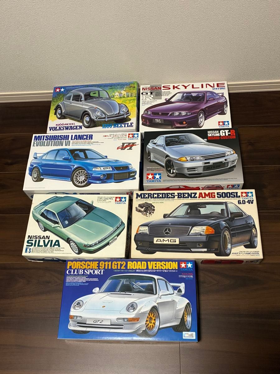 1/24 プラモデル 7台 まとめ売り ランドクルーザー ハイエース