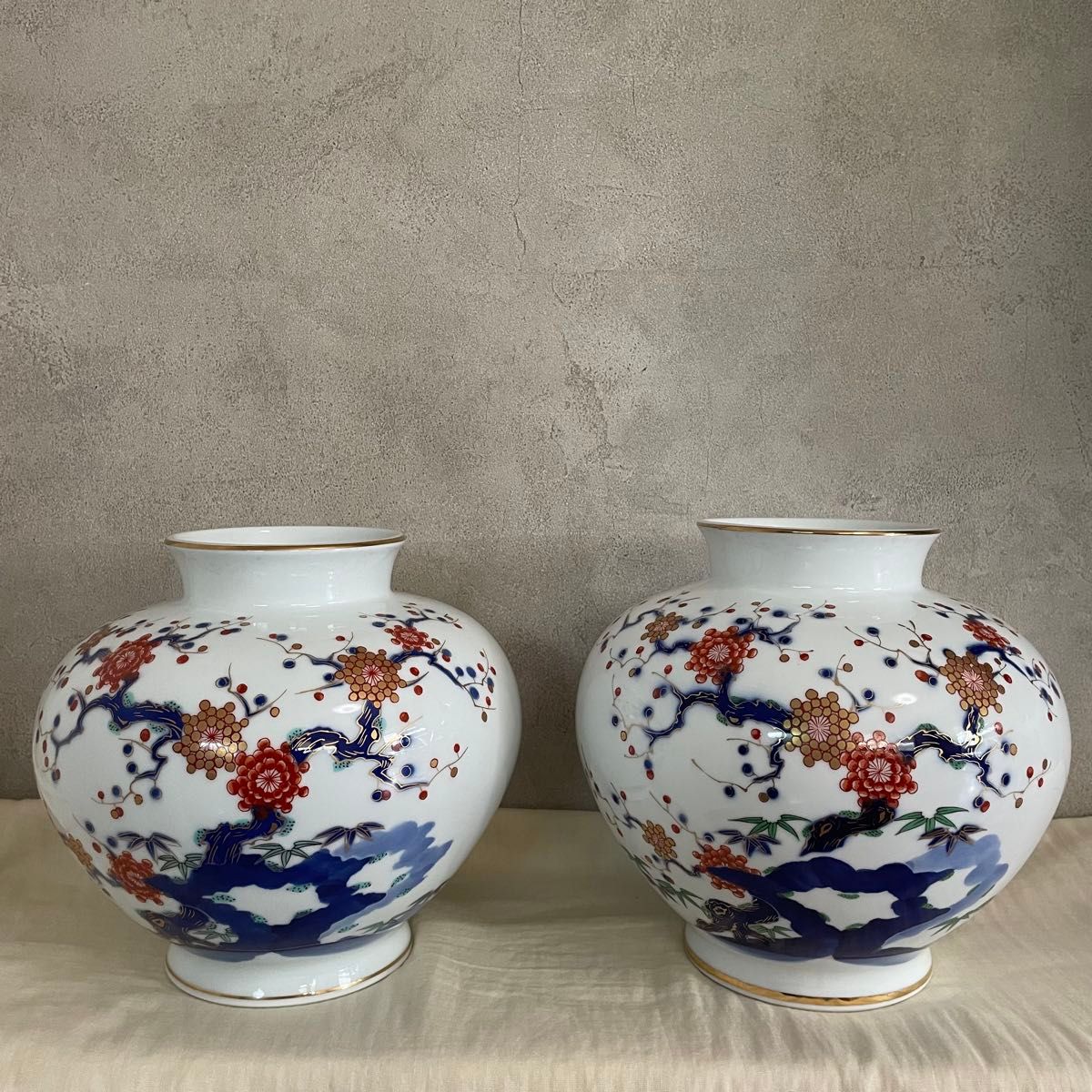 有田焼 深川製磁 官窯染付 花瓶 蘭花紋 | Shop at JDirectItems