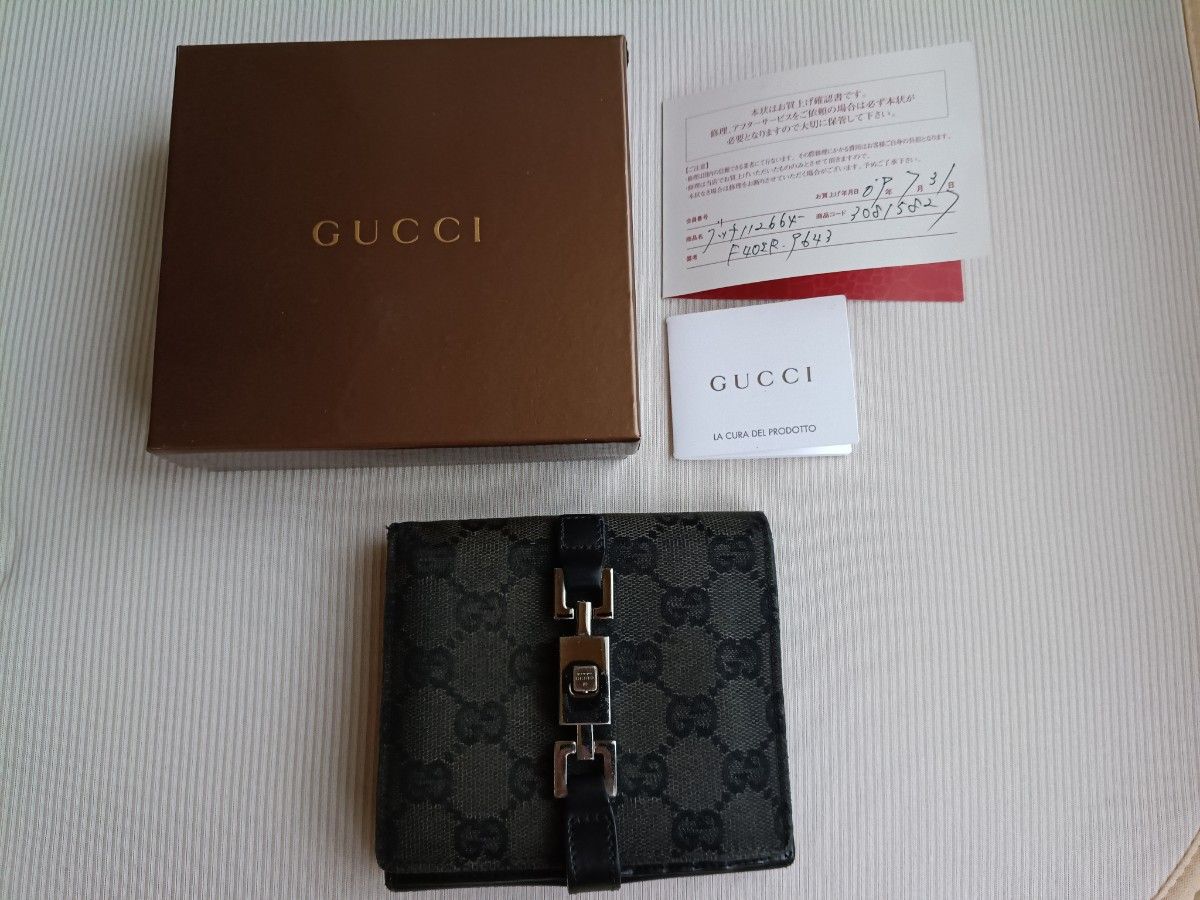 新品未使用 GUCCI ミニ財布 ホースビット GGライン GG柄 がま口 | Shop