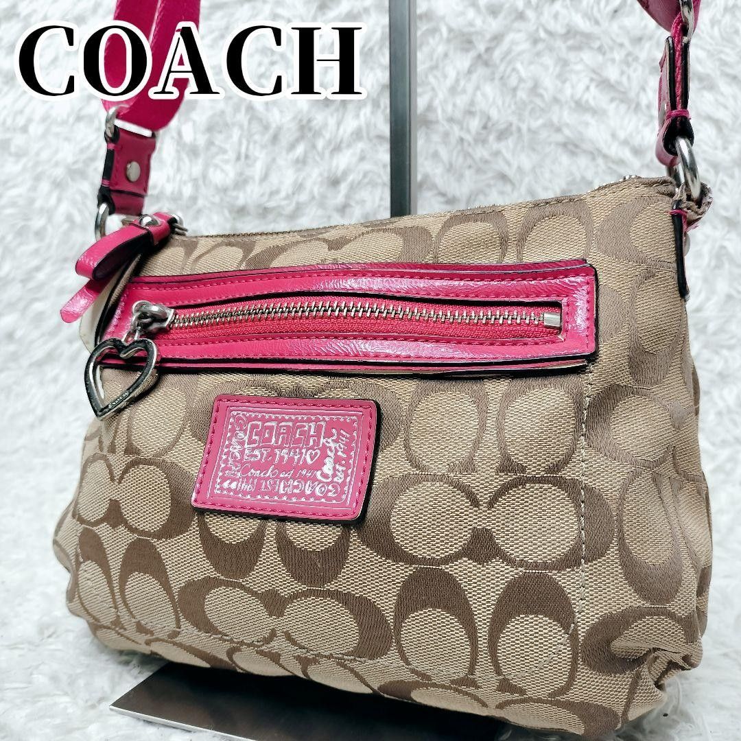 バッグ COACH shoulder bag tassel Signature pink COACH shoulder bag tassel Signature pink | Shop at JDirectItems