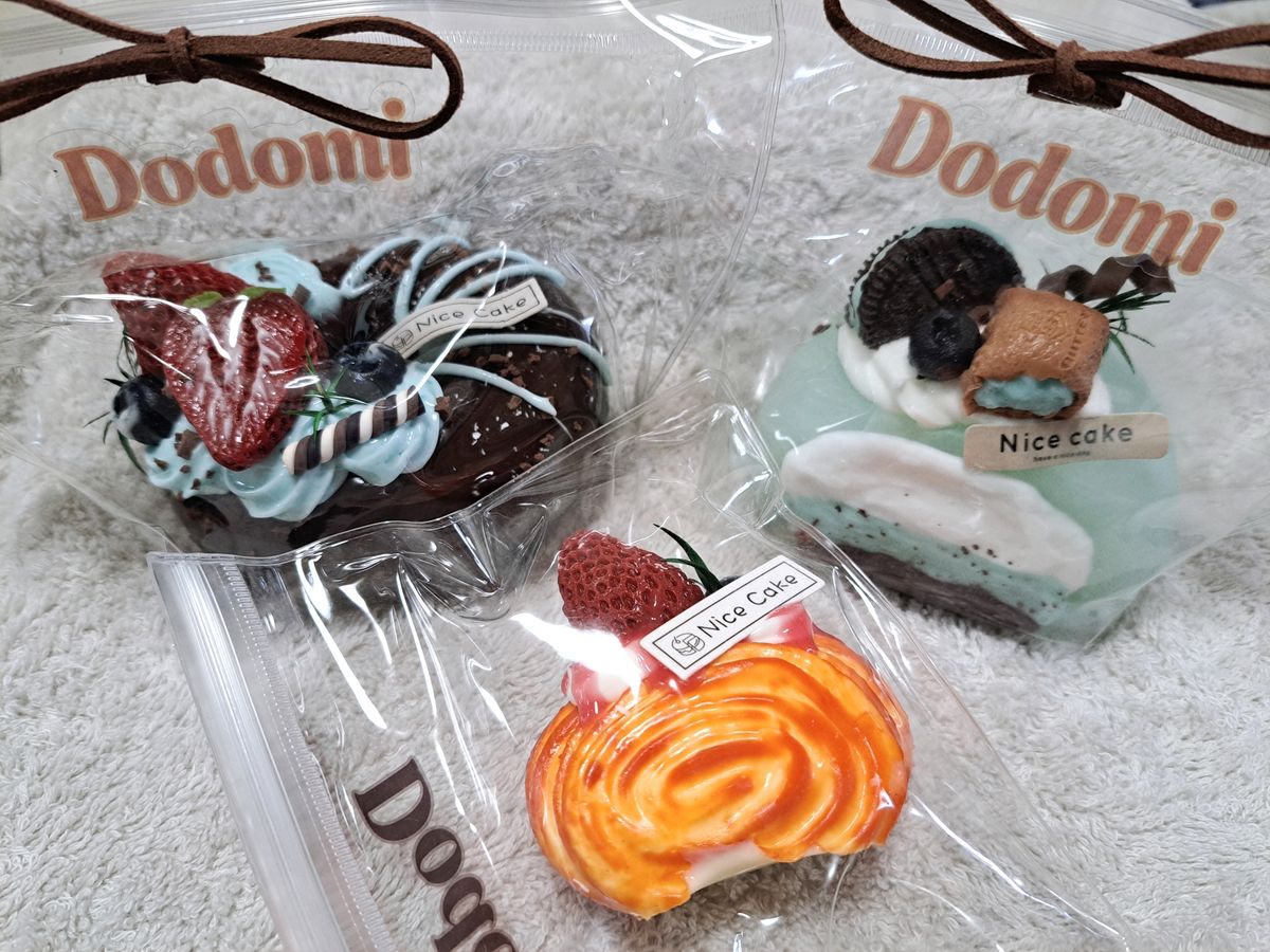 スクイーズ リアルケーキ nice cake Dodomi チョコ系 7点まとめ売り