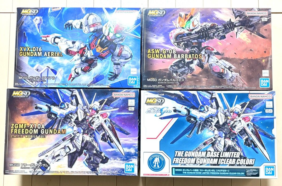 ガンプラまとめ売り　MGSDフリーダム・バルバトス　RGデスティニー　等 MGSD デスティニーガンダム フリーダムガンダム ガンダムバルバトス