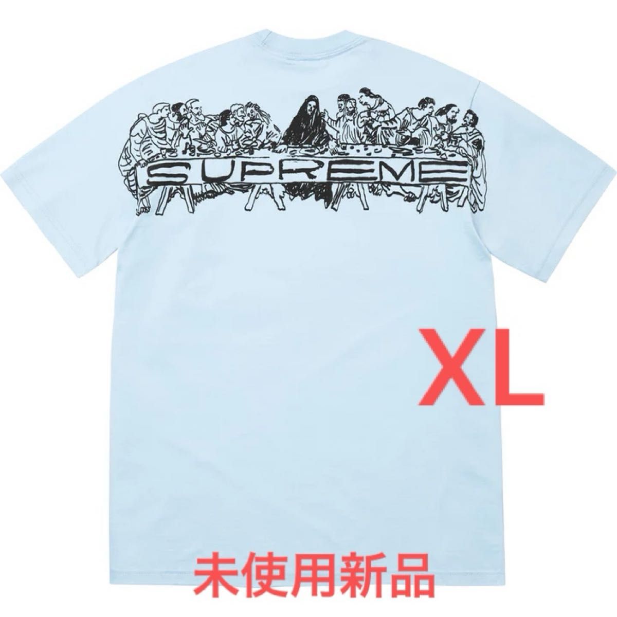 Supreme Supper Tee Blue□シュプリーム サパーTシャツ ブルー色□S