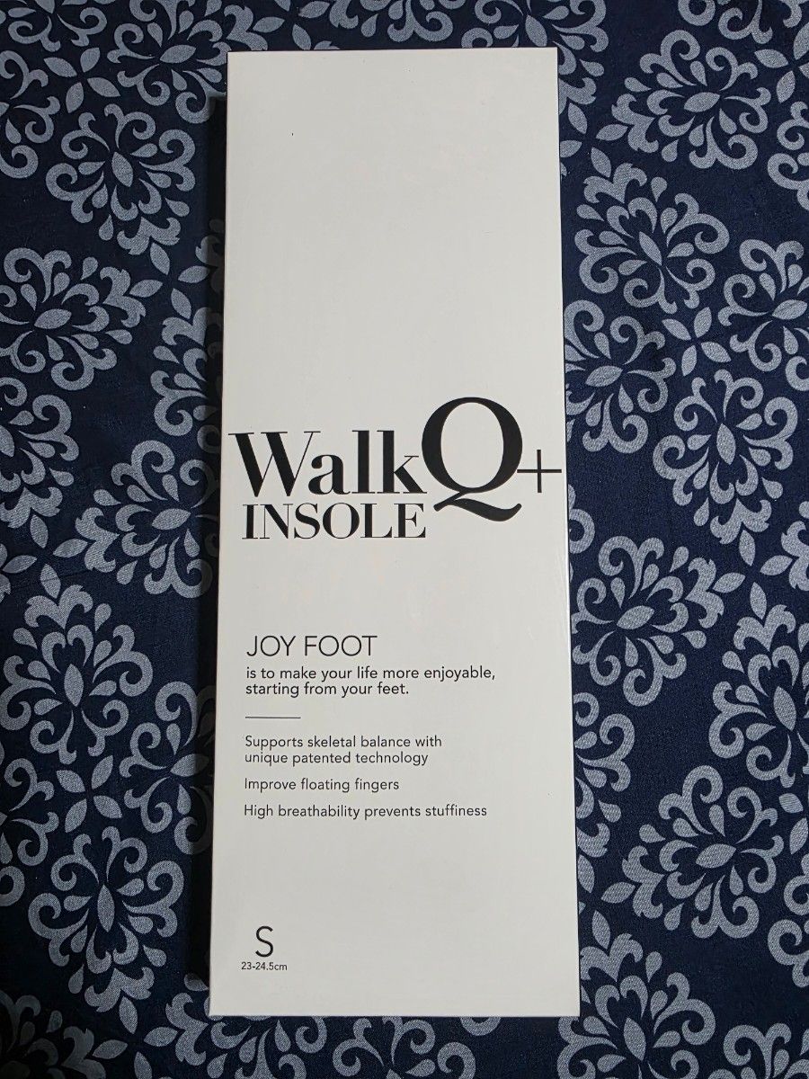 WalkQ+ INSOLE ウォーキュットインソール Sサイズ 23-24.5cm 2個