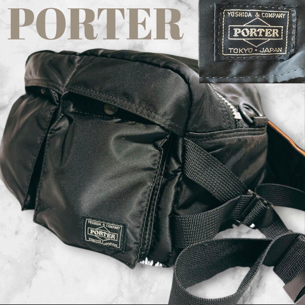 A572【ポーター／タンカー】PORTER TANKER ヒップバッグ ボディバッグ