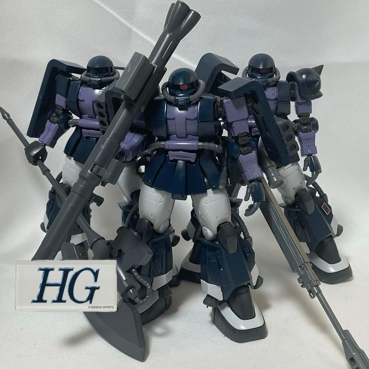 ☆ガンプラ未開封☆【黒いMSセット】MG高機動型ザク（三連星）、MG