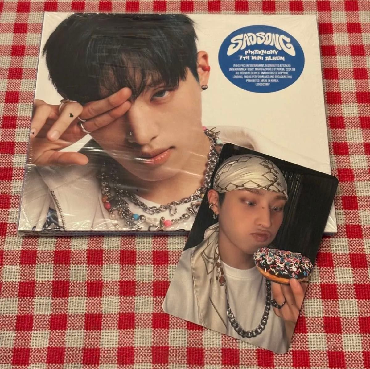 P1Harmony SAD SONG JONGSEOB ジョンソプ 両面トレカ Jiung Sad Song