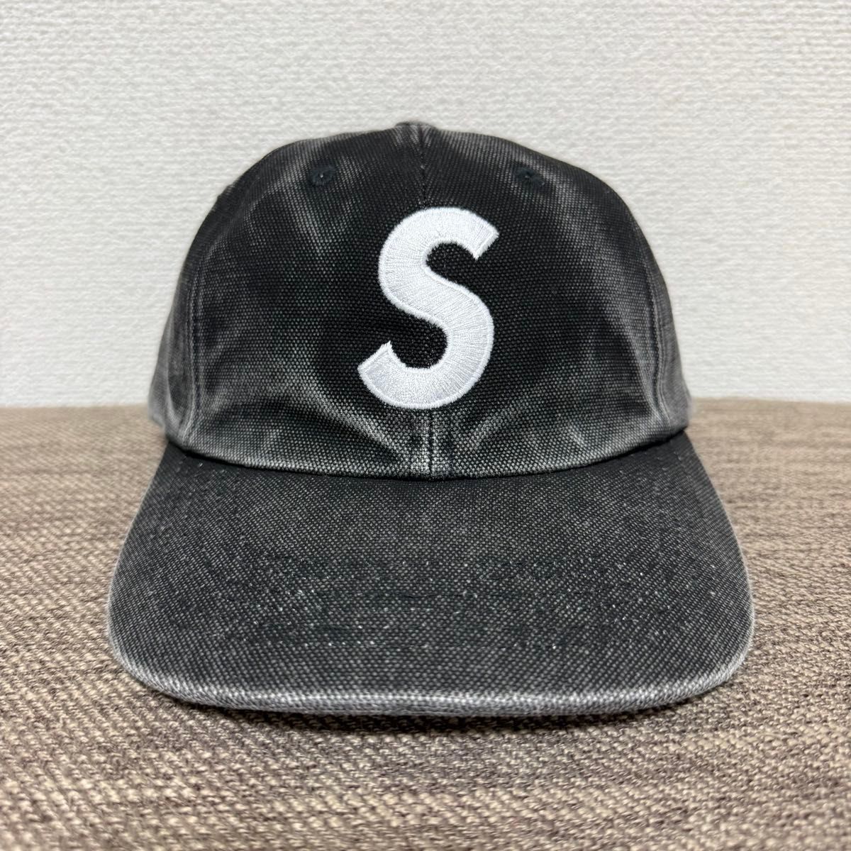 Supreme Splatter 6-Panel キャップ ブラック ほぼ新品 Supreme Splatter 6-Panel Cap Black 25aw 黒 ブラック