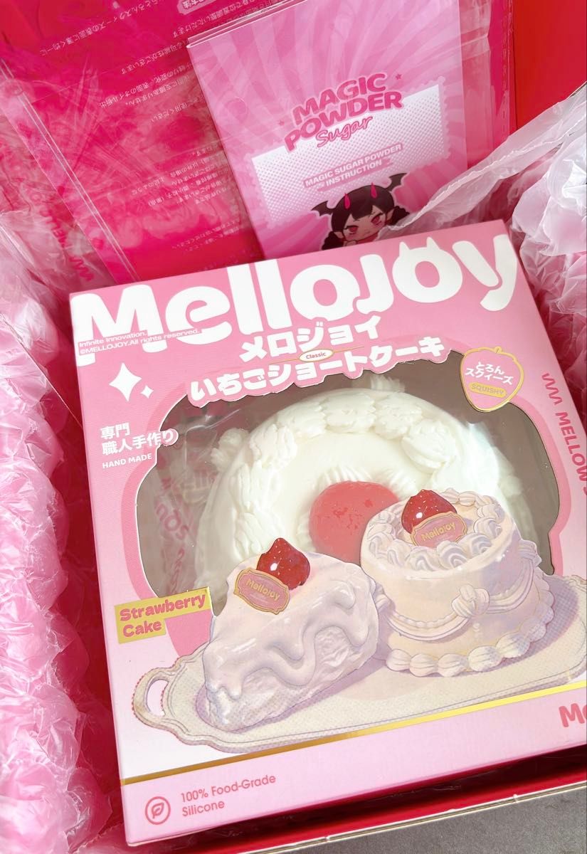 Mellojoy メロジョイ いちごショートケーキ スクイーズ 6個セット