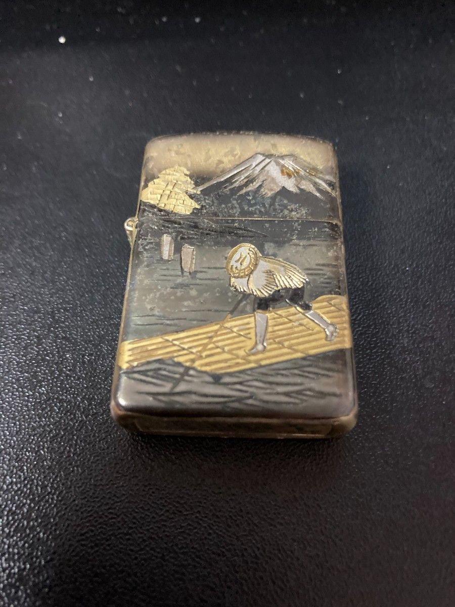 Zippo/ライター/花札/1994年/ビンテージ/トリックアート/バーガガール 