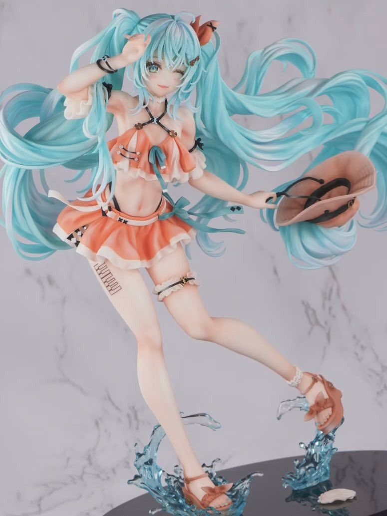 初音ミク　ガレージキット　未塗装未組立　フィギュア　ガレキ　1/7 ガレージキット 初音ミク