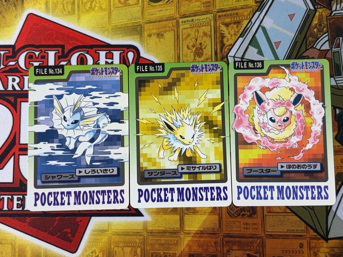 ポケモンカード ブースター サンダース シャワーズ エーフィ 4枚セット