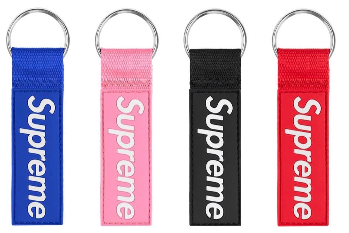 Supreme Webbing Keychain BLACK シュプリーム ウェビング