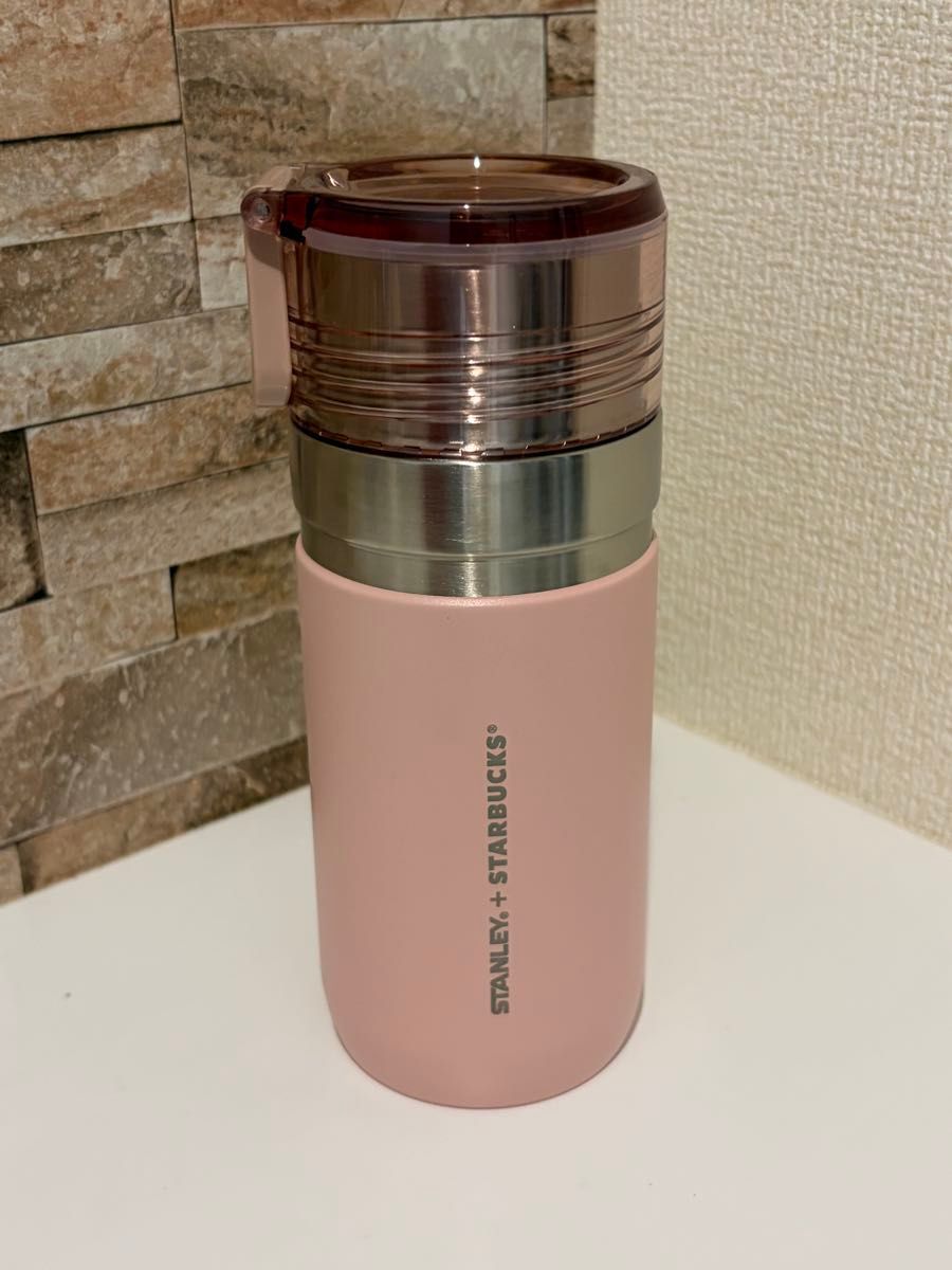 中国限定Starbucks スターバックス ピンク ステンレスボトル 400ml