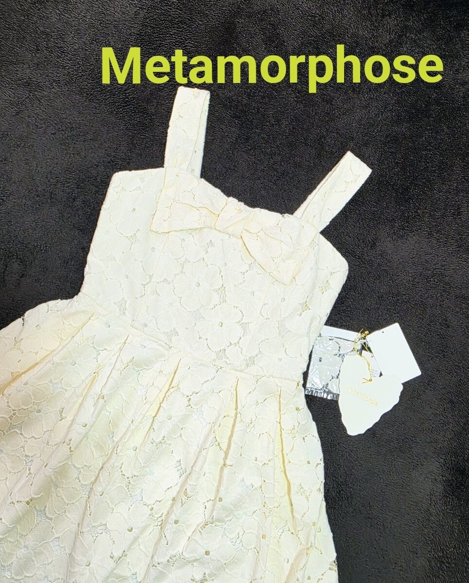 Preview of メタモルフォーゼ ワンピース 新品タグ付き リボン Metamorphose ロリータ お花レース