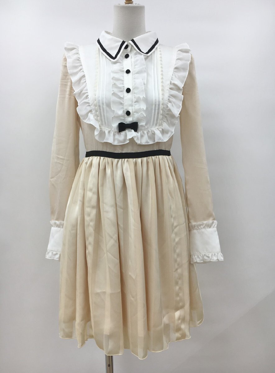 Preview of アンジェリックプリティ Angelic Pretty ワンピース フリル 長袖 ベージュ系 2512WS123