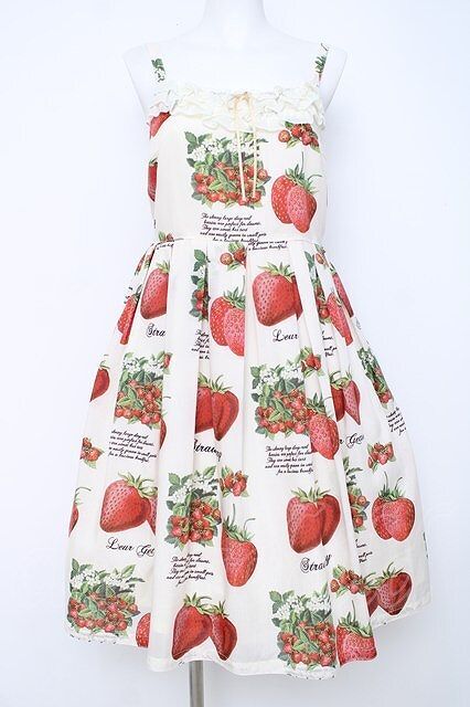 Preview of Leur Getter / Strawberry gardenキャミワンピース M オフ白 Y-26-06-22-056-LU-OP-SZ-ZY