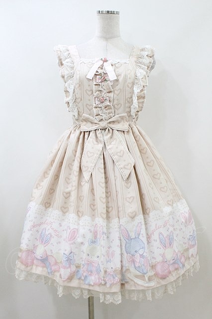 Preview of Angelic Pretty / ふわふわtoysジャンパースカート Free ベージュ H-26-07-16-038-AP-OP-NS-ZH