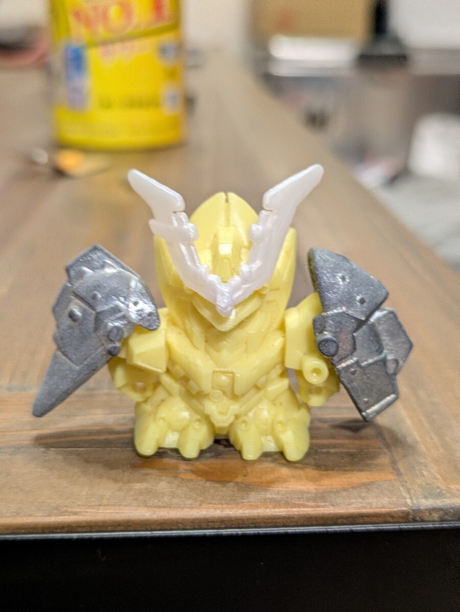 ガン消し SDガンダム 神秘騎士ネオガンダム 黄色