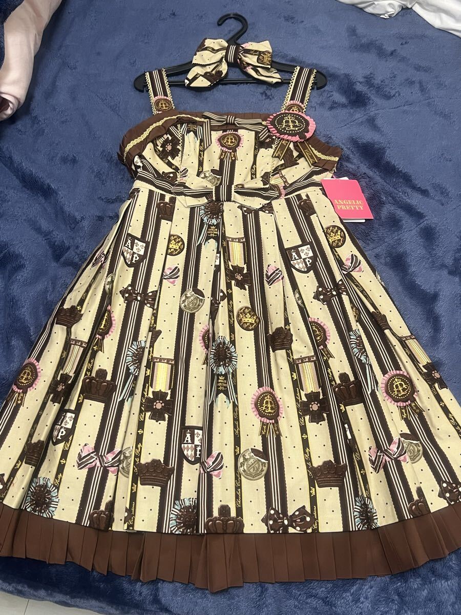 Preview of アンジェリックプリティ/Angelic Pretty/Chocolate RosetteジャンパースカートSet/ベージュ