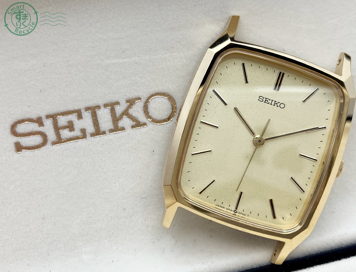 Bh2766 SEIKO セイコー 5P31-5000 腕時計 タンク スクエア ผลลัพธ์การ 