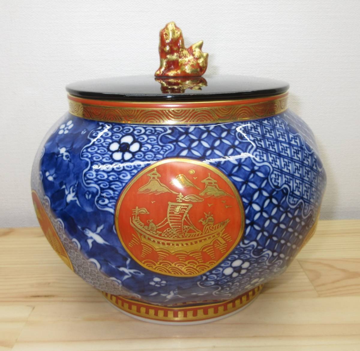 一閑人上部金襴手 水指 西村徳泉 茶道具 | Shop at JDirectItems