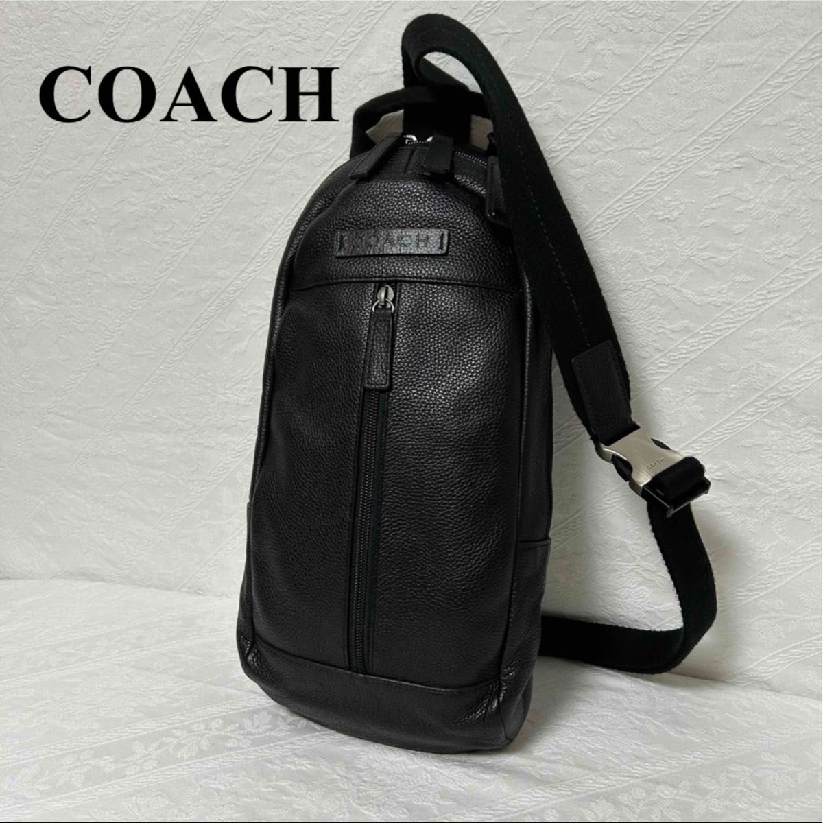 送料無料☆ コーチ メンズ COACH トンプソン レザー ボディバッグ ワン