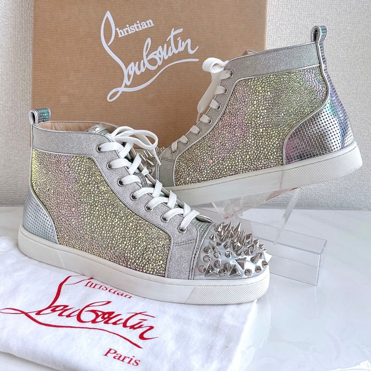 クリスチャンルブタン Christian Louboutin スタッズ ローファー