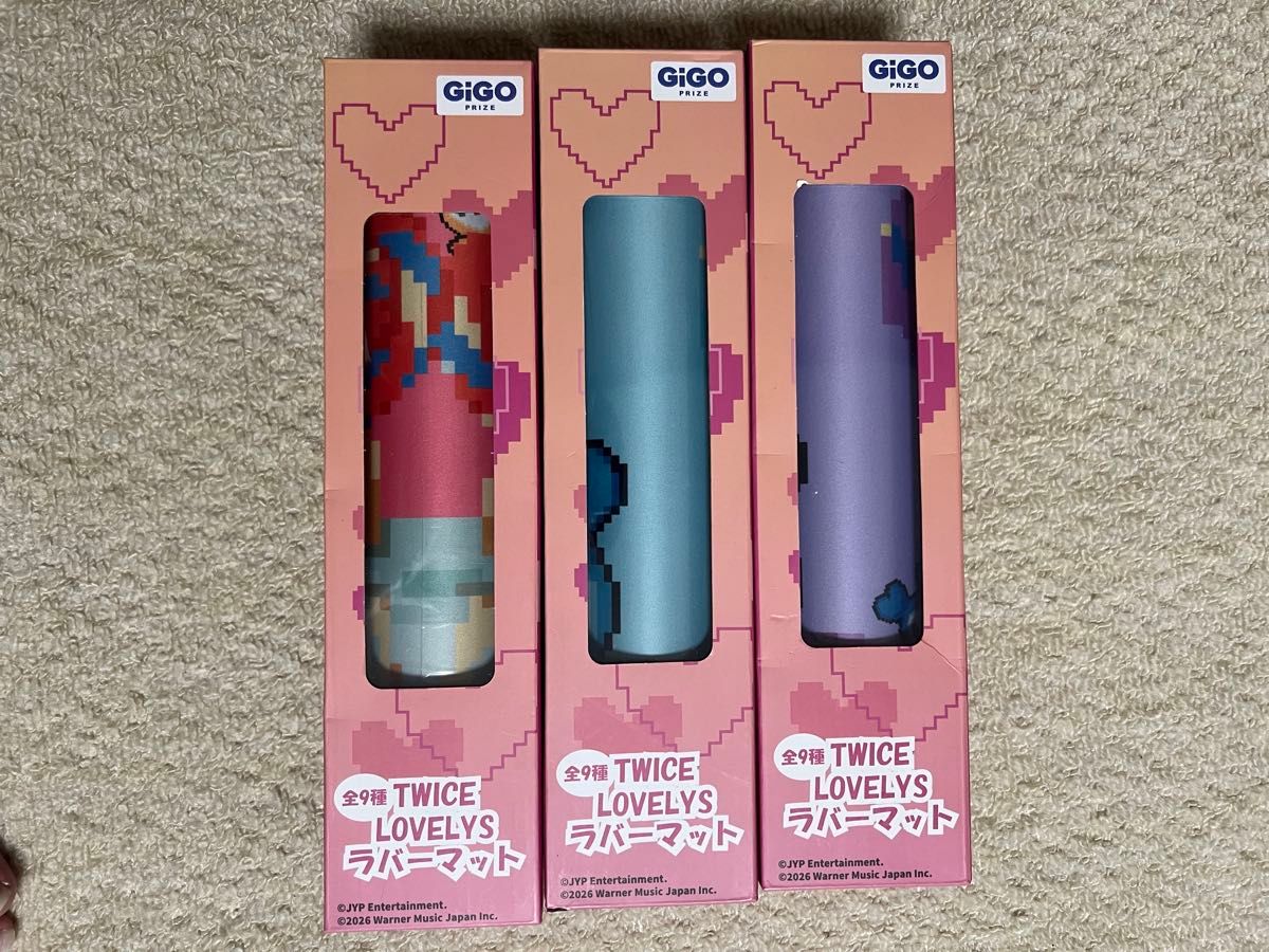 GiGO限定】TWICE LOVELYS ラバーマット ミナ ミブリー トゥワイス