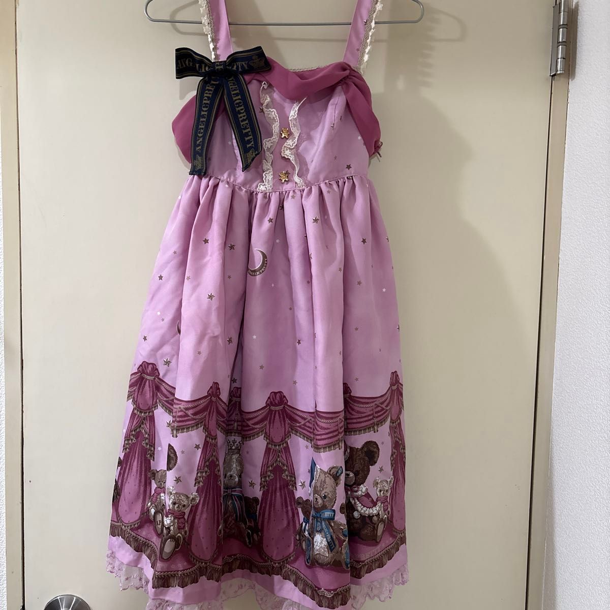 Preview of Angelic Prettyジャンパースカート ピンク くま柄 ロリータ