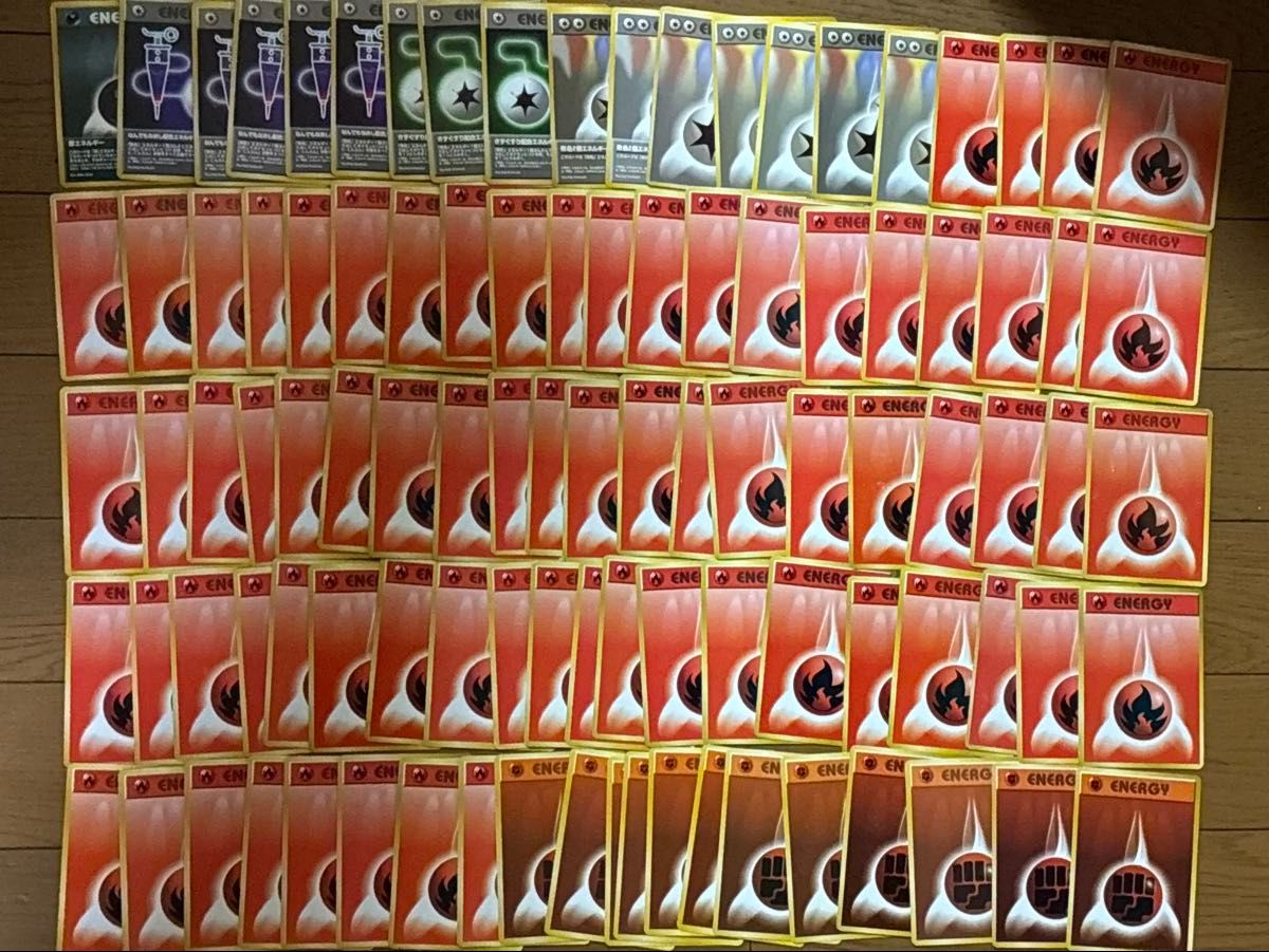 ポケモンカード【旧裏】トレーナーカード エネルギーカード まとめ売り