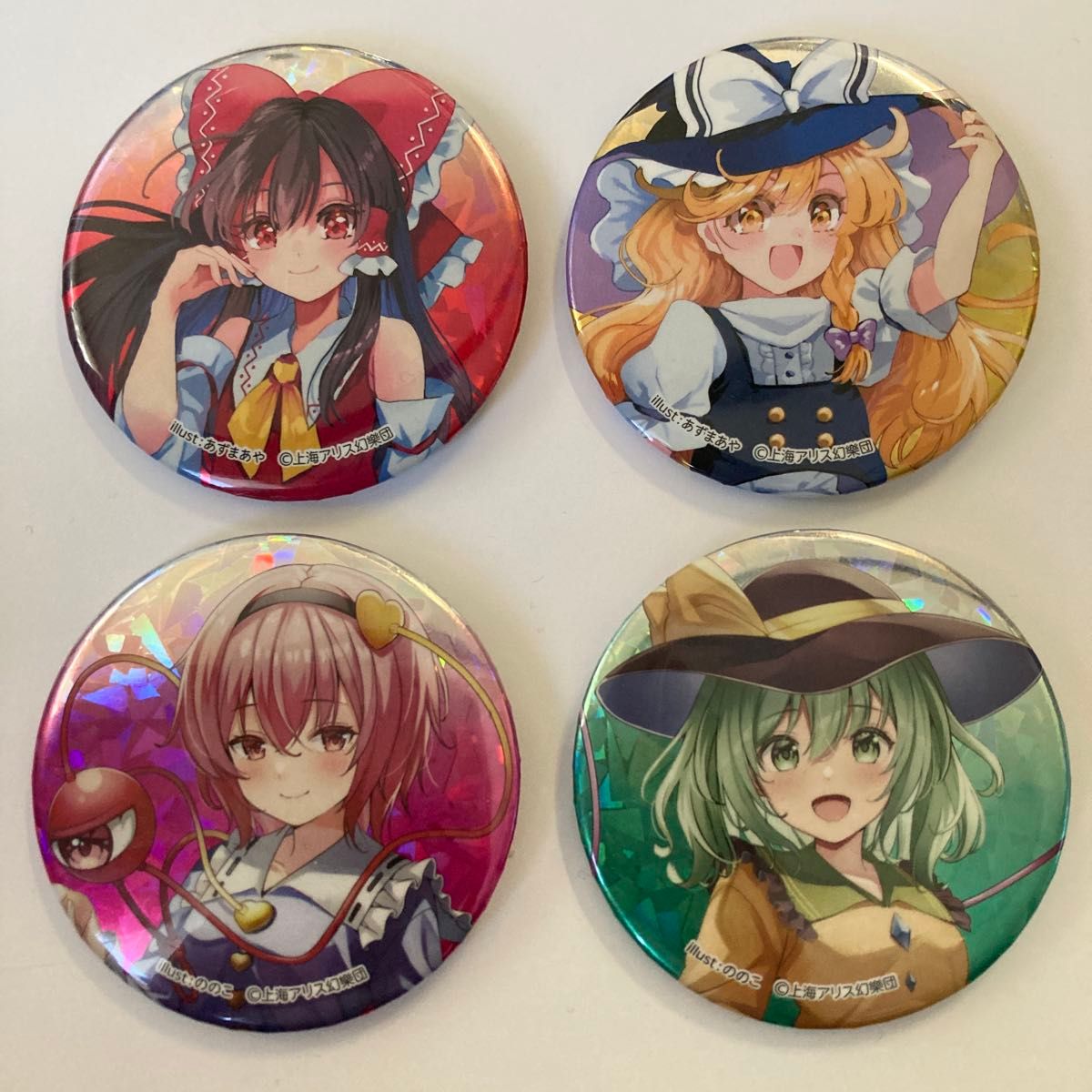 東方Project 霧雨魔理沙 コトブキヤ まとめ売り 缶バッジ カード