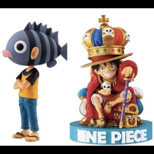 ONE PIECE BASE SHOP ルフィズ ワールドコレクタブルフィギュア3種類×2