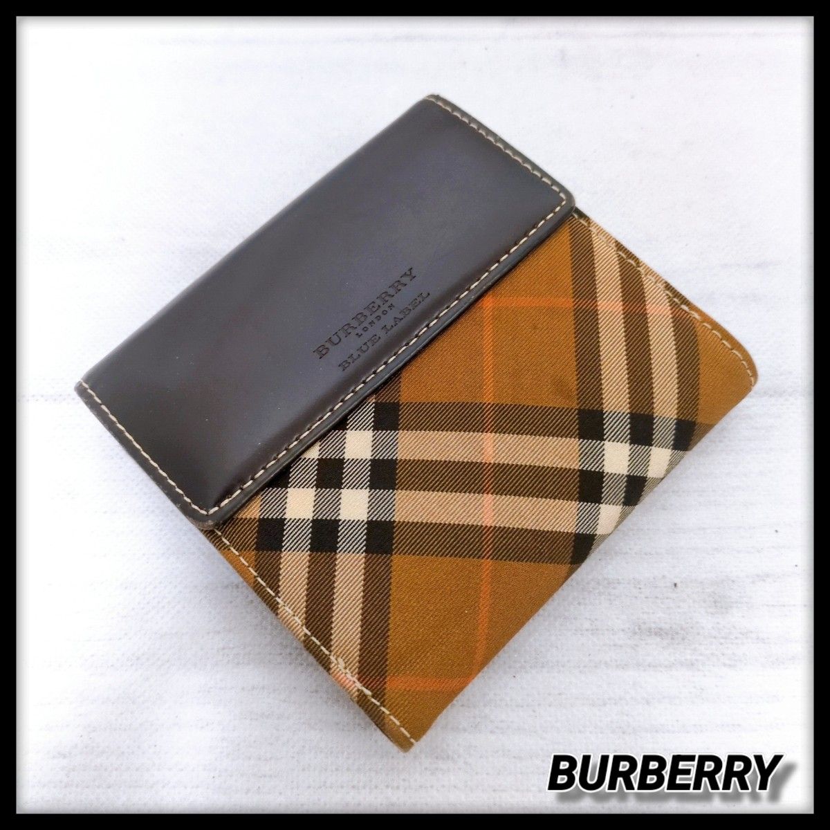 極美品 Burberry ブルーレーベル 長財布 ノバチェック柄 S8548 | Shop 