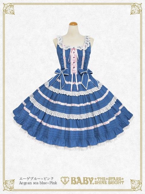 Preview of BABY Maison de Petite Ruban ジャンパースカート ヘッドドレス2点セット