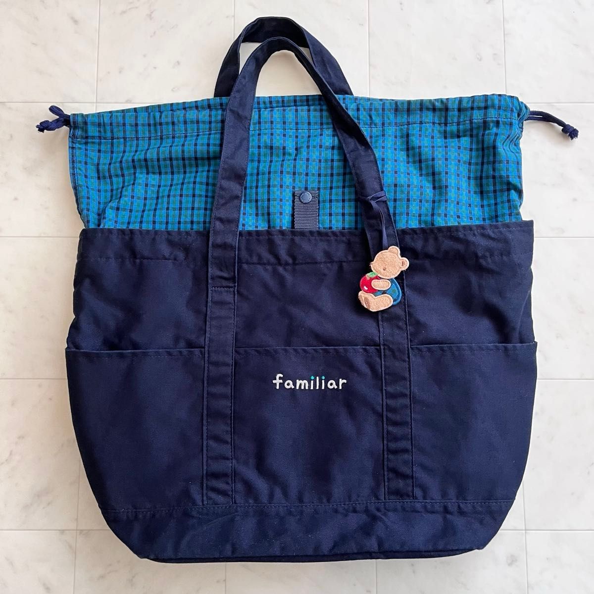 familiar×ROOTOTE コラボ 限定 リュックサック マザーズバッグ